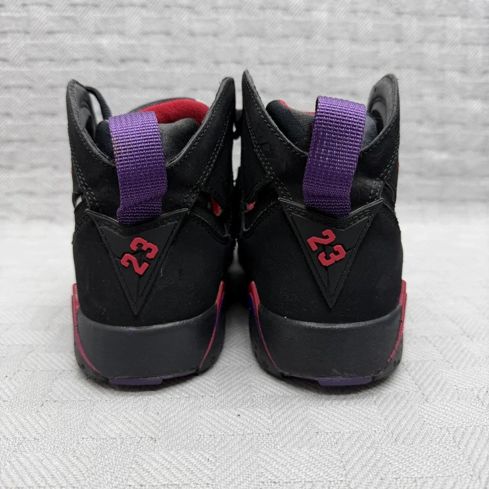 Nike Air Jordan 7‎ Retro Raptors GS Kids 5.5y Black Basketball 304774-018